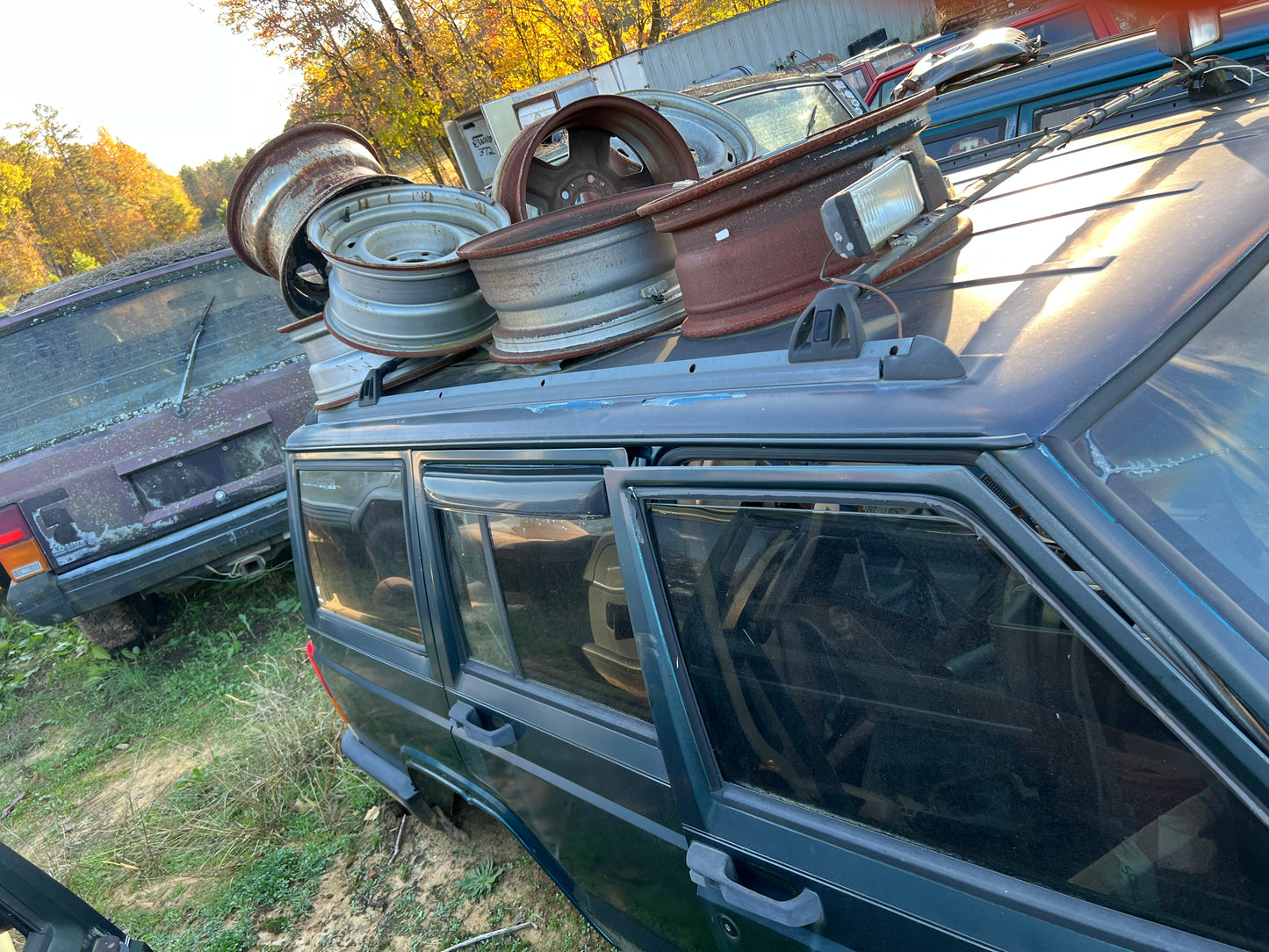 Jeep Cherokee XJ Roof Drip Rails / Gutters  *ANY COLOR*