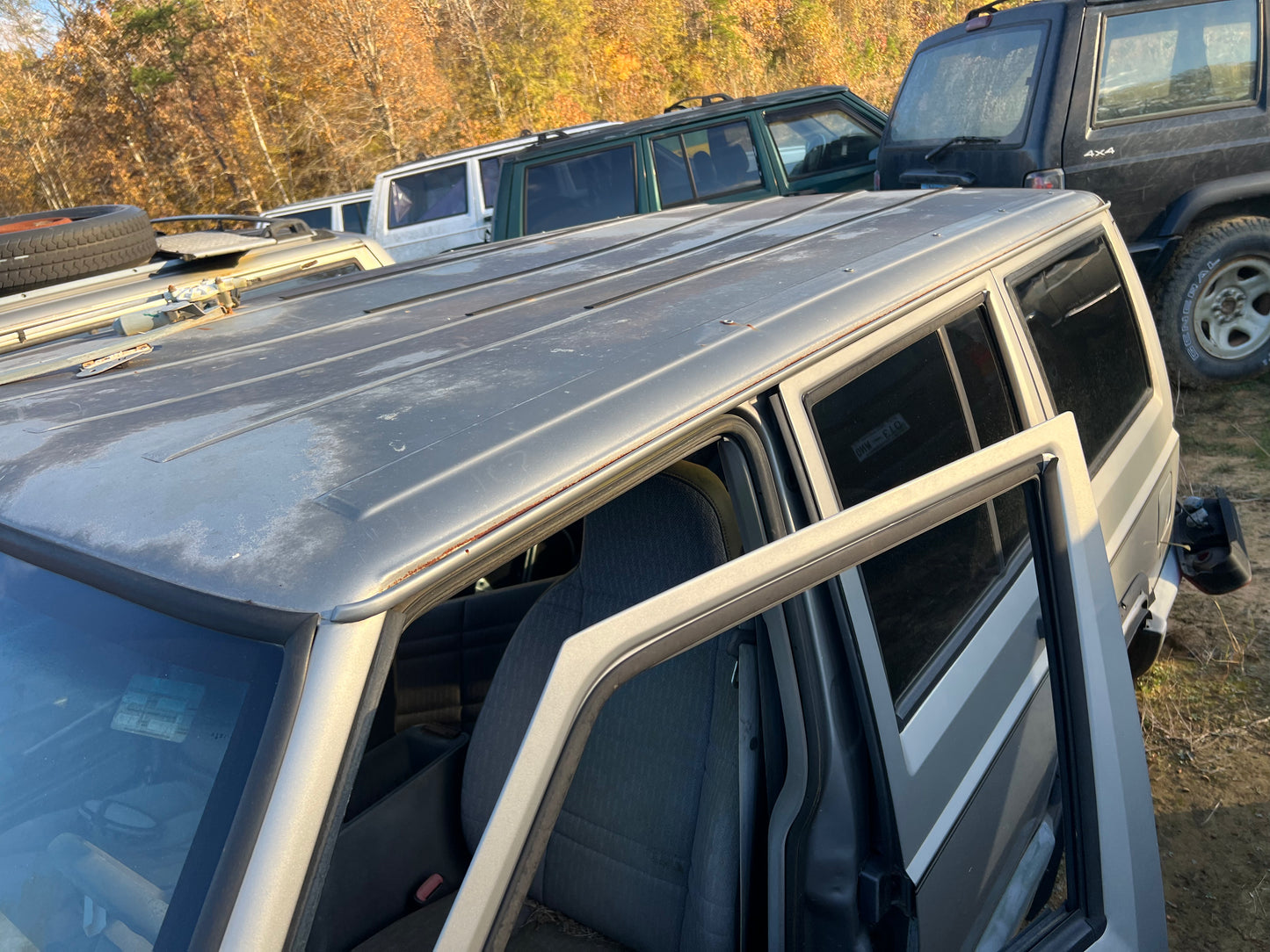 Jeep Cherokee XJ Roof Drip Rails / Gutters  *ANY COLOR*