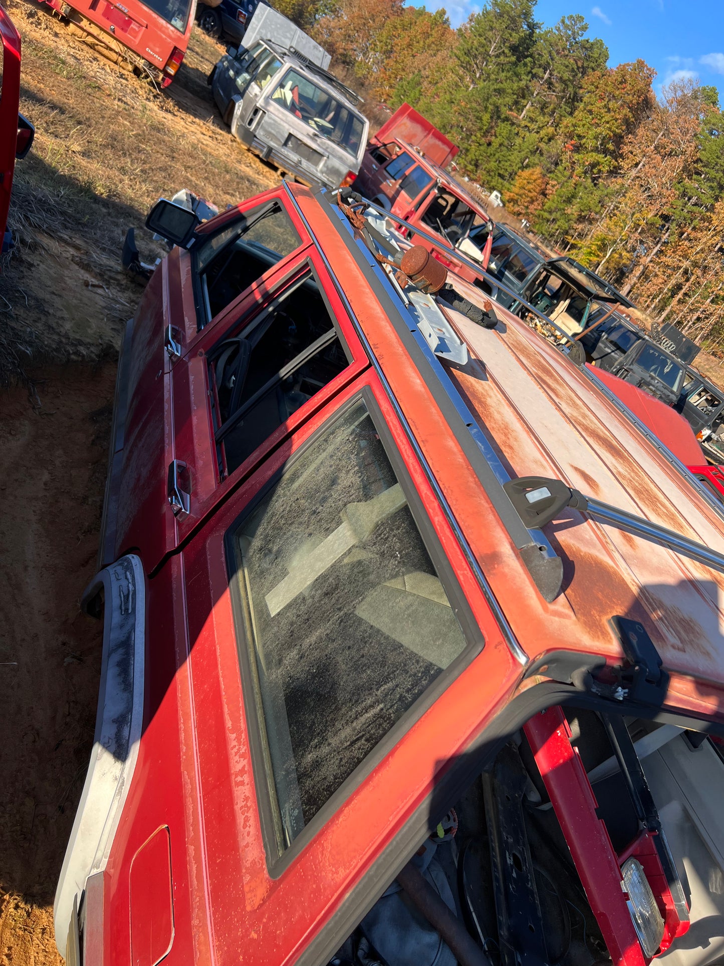 Jeep Cherokee XJ Roof Drip Rails / Gutters  *ANY COLOR*