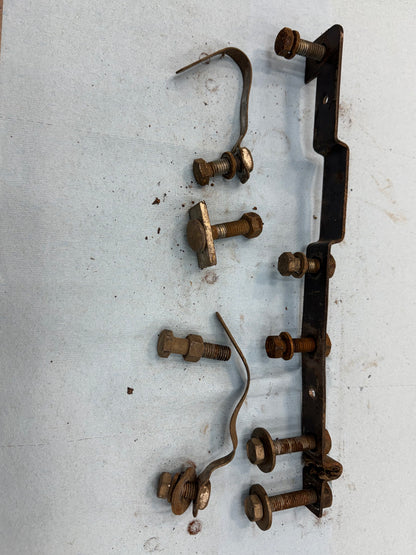 Threaded Nut Tab - Trailer Hitch Bolt Strip  - Jeep Cherokee XJ