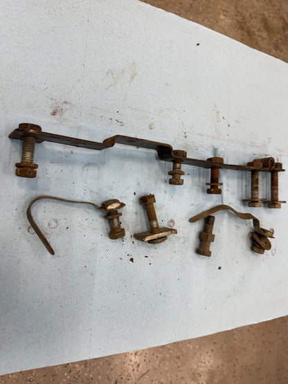 Threaded Nut Tab - Trailer Hitch Bolt Strip  - Jeep Cherokee XJ