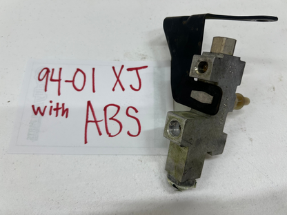 ZJ/XJ Front & Rear Disc & Drum Brake Proportional Valves. **ALL STYLES**