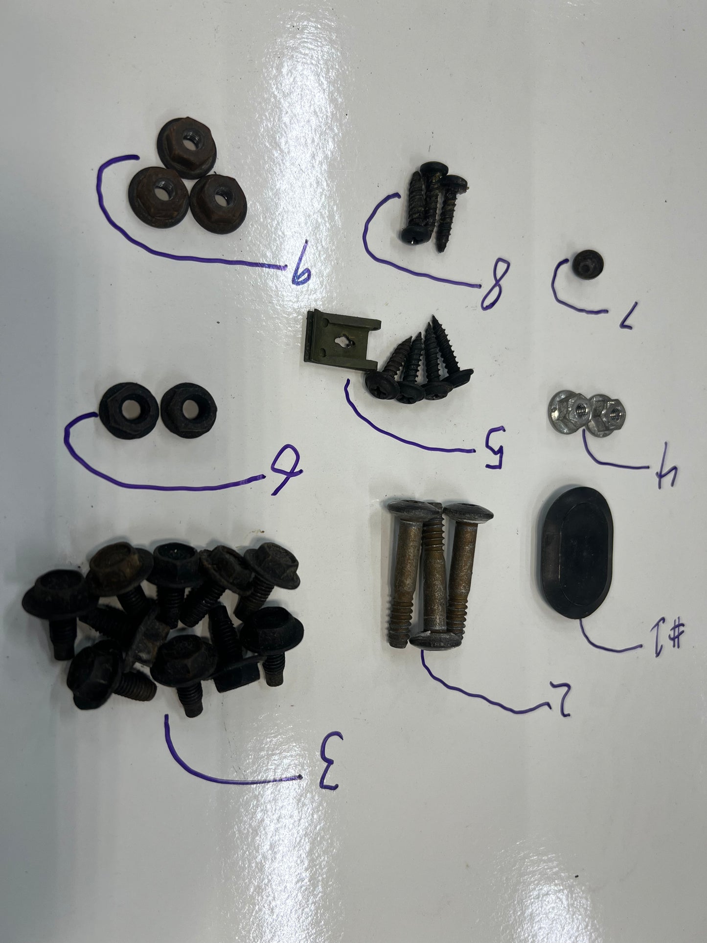Jeep Door Hardware Kit.  Screws - Bolts - Nuts - Clips & More  *ALL MODELS & YEARS*