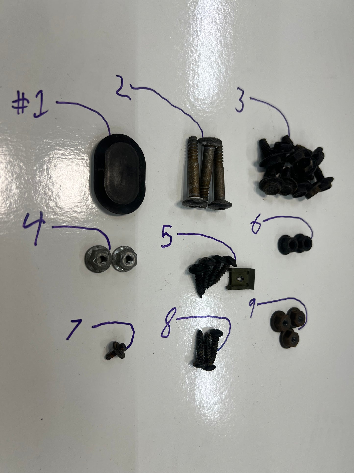 Jeep Door Hardware Kit.  Screws - Bolts - Nuts - Clips & More  *ALL MODELS & YEARS*