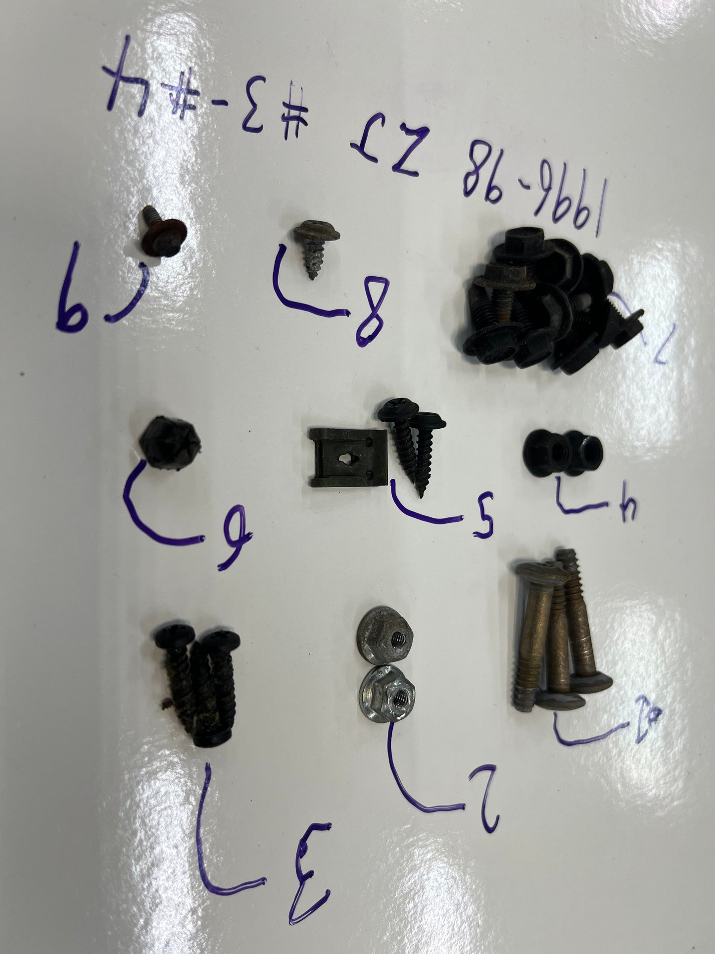 Jeep Door Hardware Kit.  Screws - Bolts - Nuts - Clips & More  *ALL MODELS & YEARS*