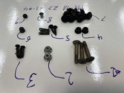 Jeep Door Hardware Kit.  Screws - Bolts - Nuts - Clips & More  *ALL MODELS & YEARS*