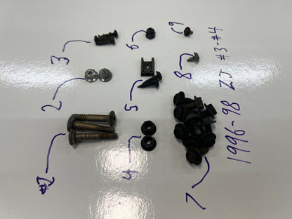 Jeep Door Hardware Kit.  Screws - Bolts - Nuts - Clips & More  *ALL MODELS & YEARS*