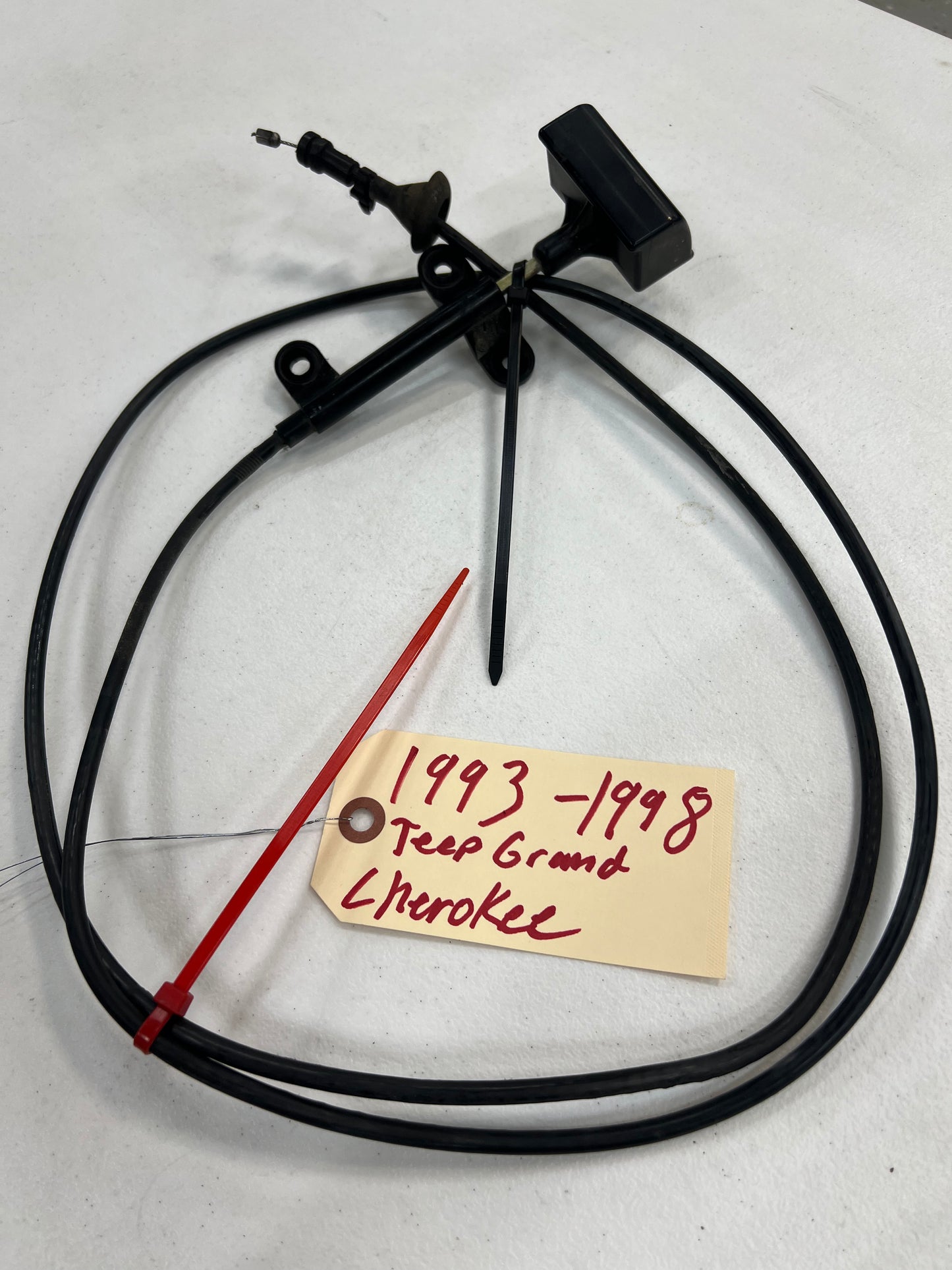 Hood Latch Release Cable With Handle. **ALL YEARS & MODELS**  *Under Construction Item*