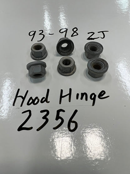 Hood & Hood Hinge Nuts -  1993-1998 Jeep Grand Cherokee ZJ