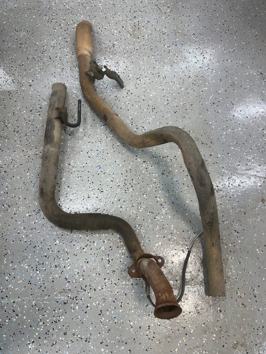 Exhaust Down Pipe & Over The Axle Tube - 1993-1998 Jeep Grand Cherokee 4.0L