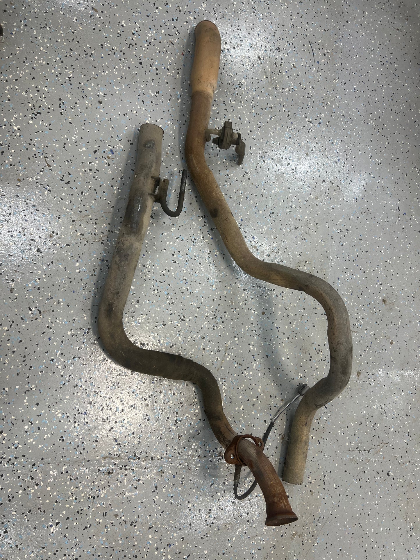 Exhaust Down Pipe & Over The Axle Tube - 1993-1998 Jeep Grand Cherokee 4.0L