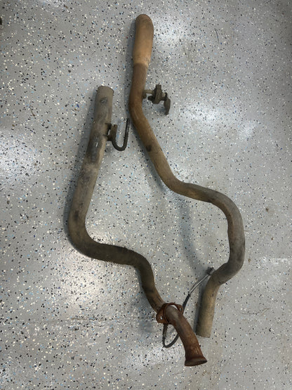 Exhaust Down Pipe & Over The Axle Tube - 1993-1998 Jeep Grand Cherokee 4.0L