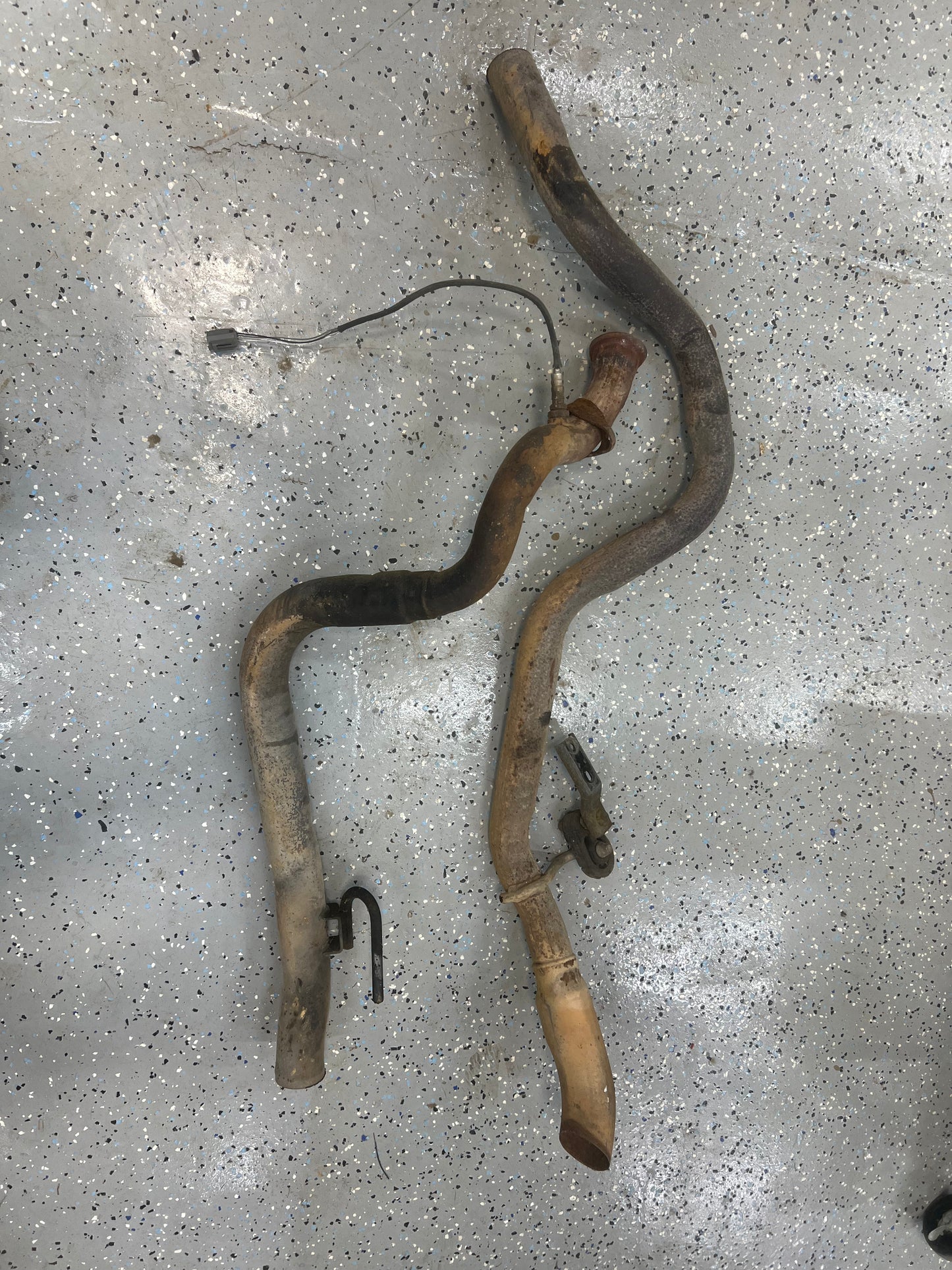 Exhaust Down Pipe & Over The Axle Tube - 1993-1998 Jeep Grand Cherokee 4.0L