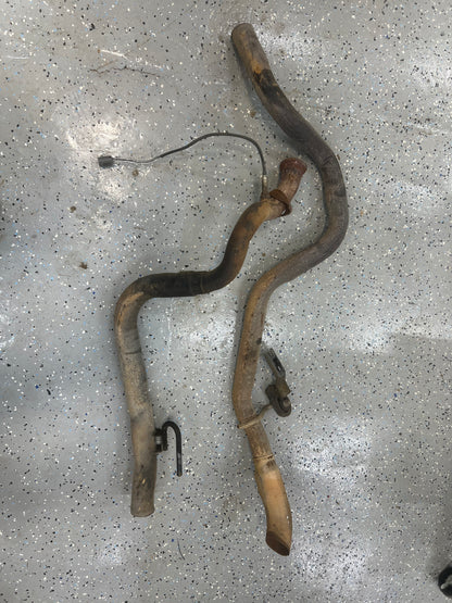 Exhaust Down Pipe & Over The Axle Tube - 1993-1998 Jeep Grand Cherokee 4.0L