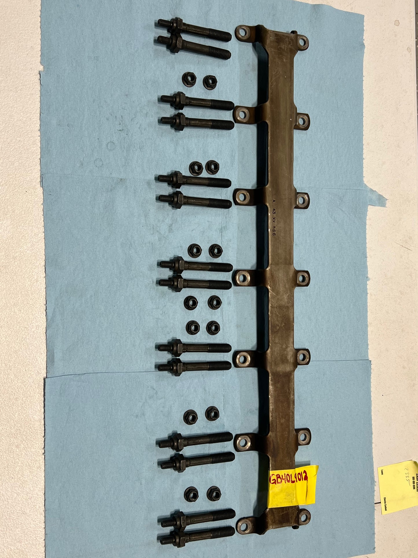 Main Cap Girdle Brace - Jeep 4.0L - Brace - Nuts - Studs