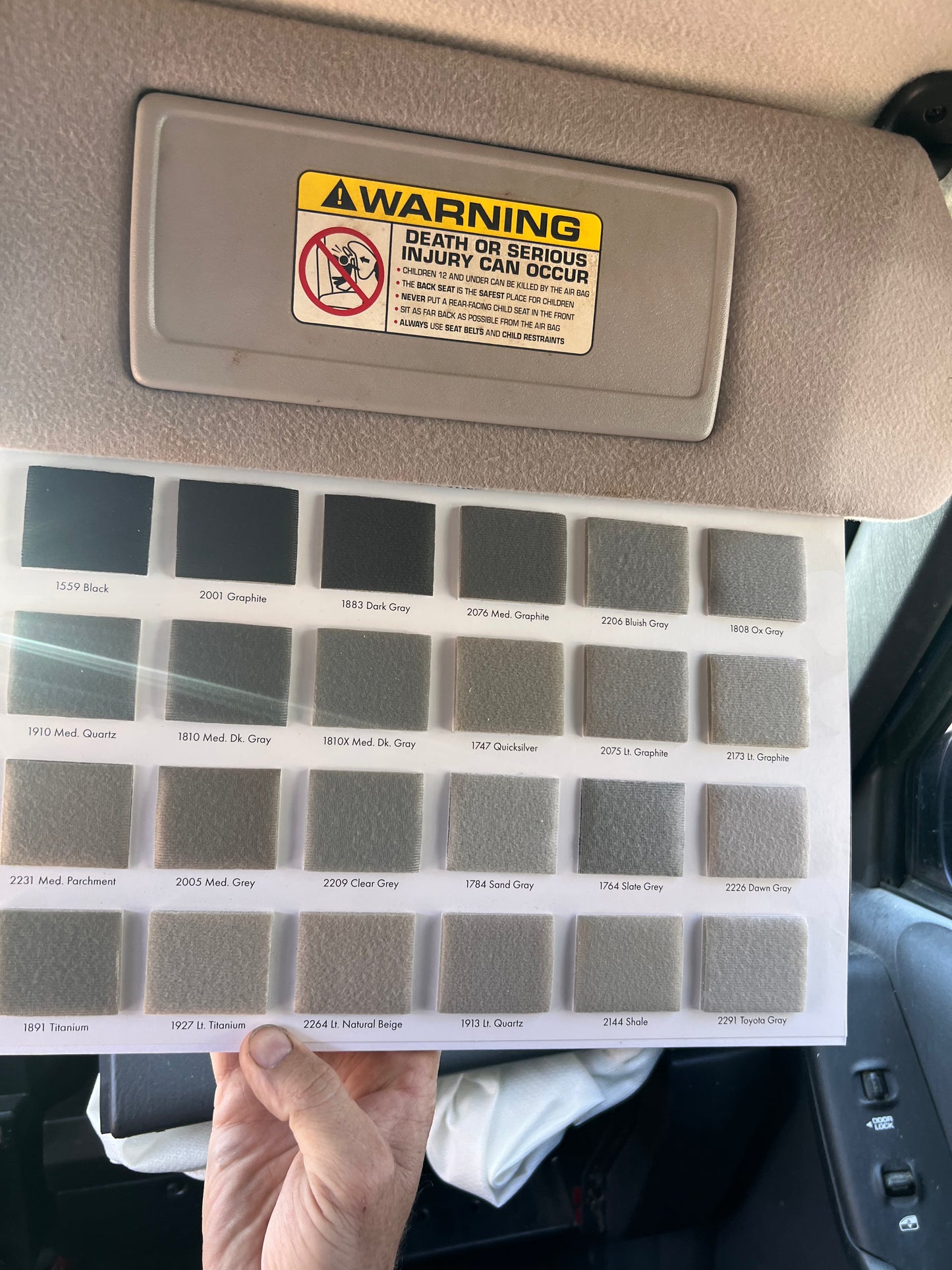 Jeep Headliner Material For XJ,WJ,ZJ,MJ *Pre-Cut*  Sun Visor, Soundbar, Overhead Console.