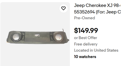 Speaker Sound Bar - Speaker Support -  Jeep Cherokee XJ -  1997-2001