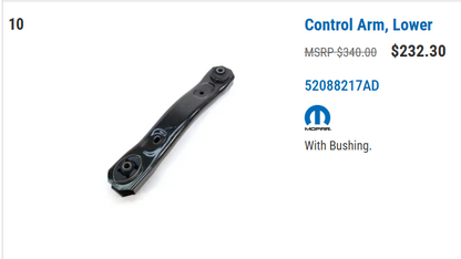 Lower Control Arms - Front - OEM - Jeep WJ - UPGRADE!