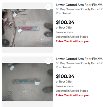 Lower Control Arms - Front - OEM - Jeep WJ - UPGRADE!
