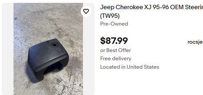 Steering Column Cover / Surround 95-96 Jeep Cherokee XJ & 93-98 ZJ