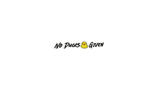 No Ducks Given Bumper Sticker
