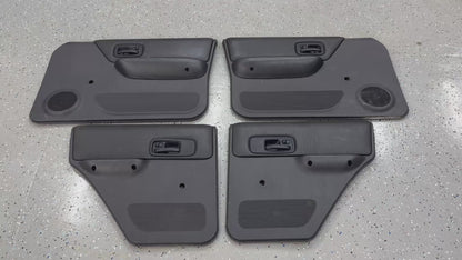 MANUAL WINDOW - Agate OEM Door Panels - Door Card - 97-01 XJ - FULL SET